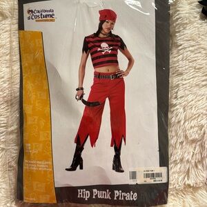 Costume Hip Punk Pirate Teen/Junior size 3-5